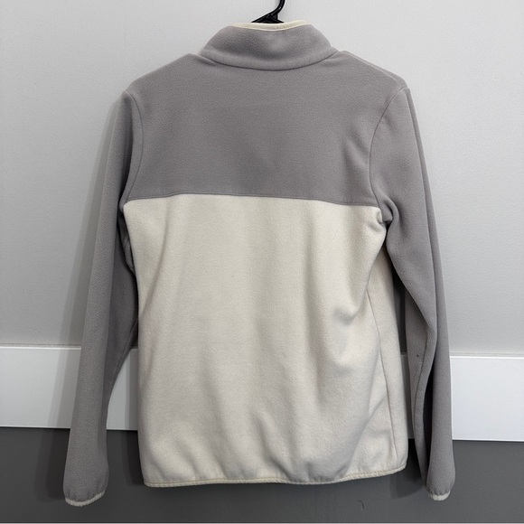 Columbia Fleece Sweatshirt 1/2 Button Pullover Grey Women's Warm Cozy - Picture 3 of 3